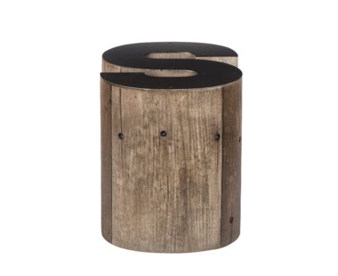 Alphabet Side Table - Letter S